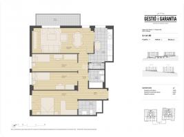 Flat, 95.72 m², almost new