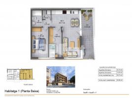 Obra nova - Pis a, 62.96 m², prop de bus i tren, nou, Centre Vila - La Geltrú