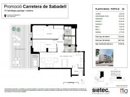 Pis, 92.00 m², جديد, Carretera de Sabadell, 51