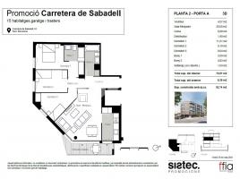 Flat, 93.00 m², new, Carretera de Sabadell, 51
