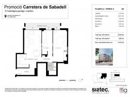 新建築 - Pis 在, 75.00 m², 新, Carretera de Sabadell, 51