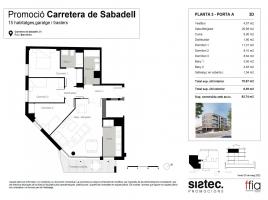 Pis, 93.00 m², nouveau, Carretera de Sabadell, 51