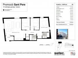 Piso, 111.00 m², nuevo, Calle de Sant Pere, 81