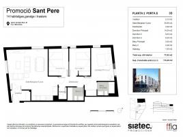 Pis, 111.00 m², neu, Calle de Sant Pere, 81