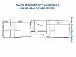 Lloguer oficina, 99.00 m², prop bus i metro, Calle Gran de Sant Andreu, 119