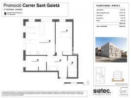 Obra nova - Pis a, 65.00 m², nou, Calle de Sant Gaietà, 2