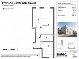 Obra nueva - Piso en, 63.00 m², nuevo, Calle de Sant Gaietà, 2