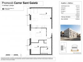 Pis, 62.00 m², nouveau, Calle de Sant Gaietà, 2
