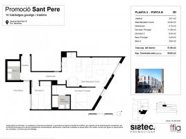 Piso, 81.00 m², nuevo, Calle de Sant Pere, 81