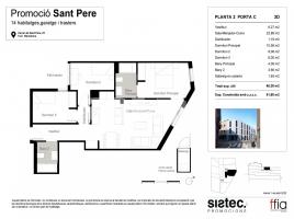 Pis, 92.00 m², nou, Calle de Sant Pere, 81