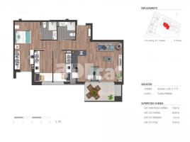 Pis, 72.62 m², حافلة قرب والقطار, جديد