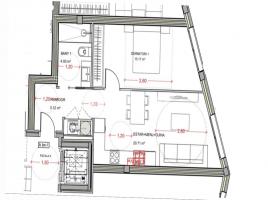 Квартиры, 54.00 m², новый